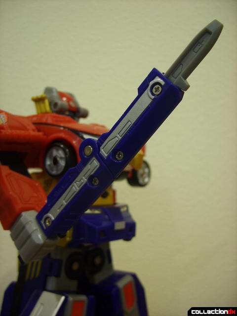 High Octane Megazord (holding Super Saber)