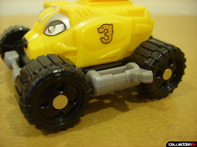 High Octane Megazord- Bear Crawler Zord Attack Vehicle (left wheels & fuel tank detail)