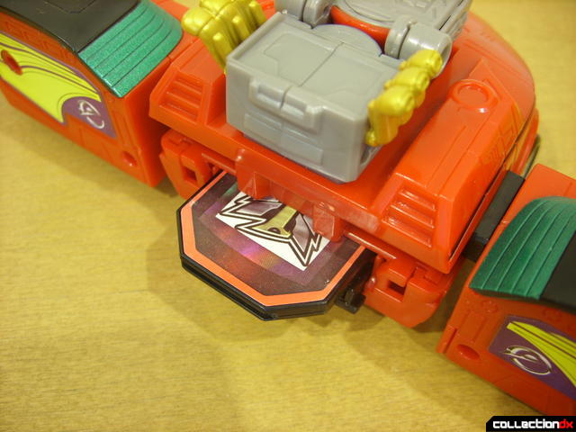 High Octane Megazord- Eagle Racer Zord Attack Vehicle (with red Engine Cell inserted)