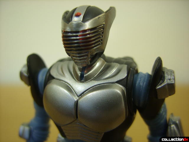 Kamen Rider Blank Knight with Advent Cycle- figure detail (head, normal)