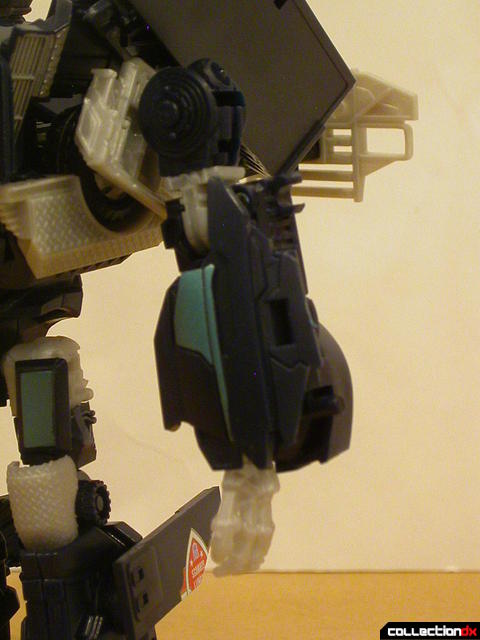 Decepticon Payload- robot mode (left arm detail)