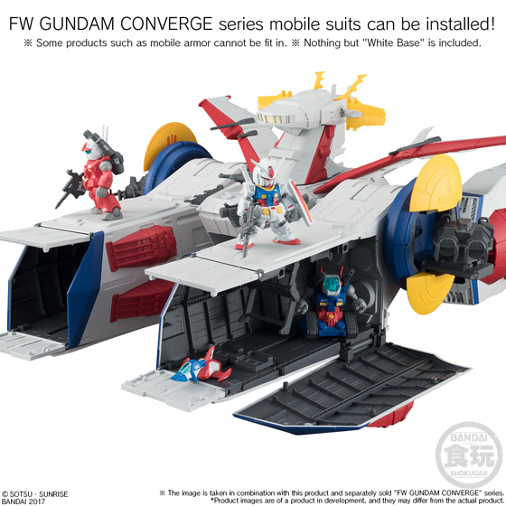 Shokugan FW Gundam Converge White Base