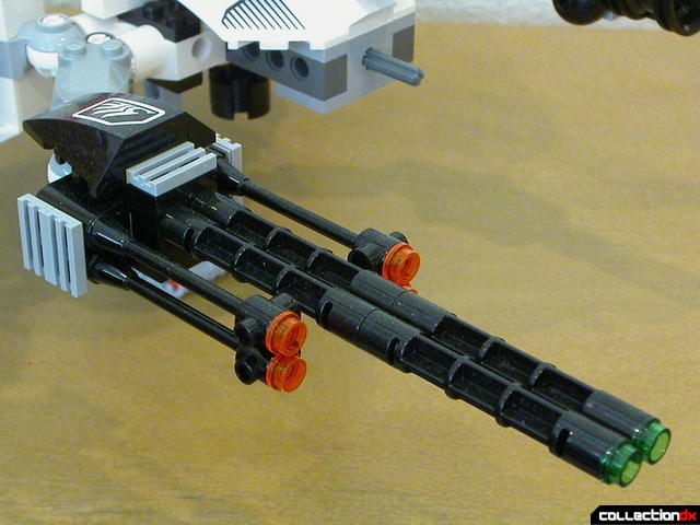 Aero Booster- rocket pack detail (right cannon arm)