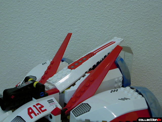 Aero Booster- rocket pack detail (top airbrakes, lowered)
