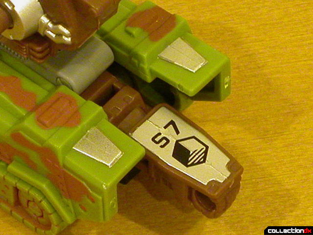 Autobot Signal Flare- vehicle mode (close-up, Sector 7 logo)