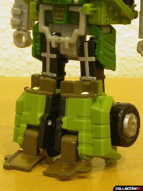 Autobot Strongarm- robot mode (legs detail)