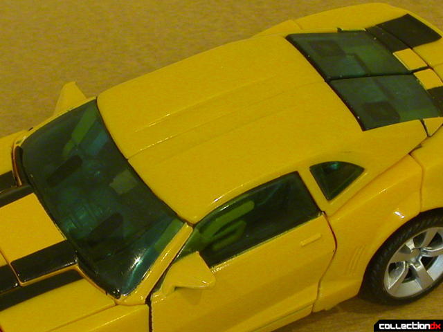 Battle Scenes Autobot Bumblebee- vehicle mode (windows detail)