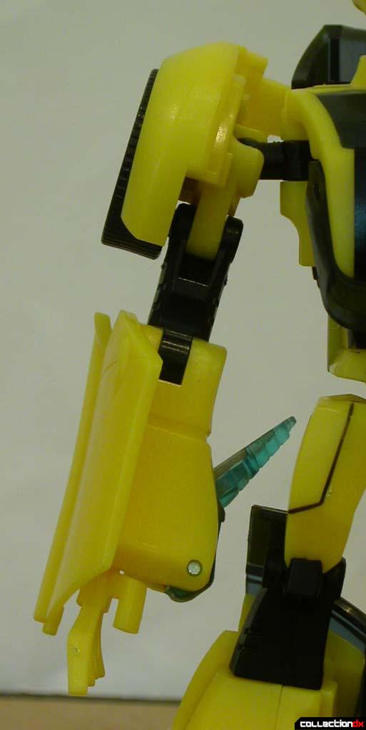 Autobot Bumblebee- robot mode (right arm detail)