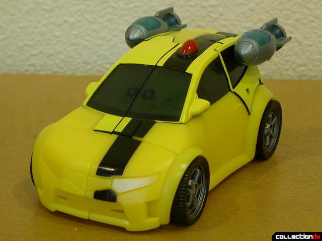 Autobot Bumblebee- vehicle mode (front view, with rocket boosters attached)