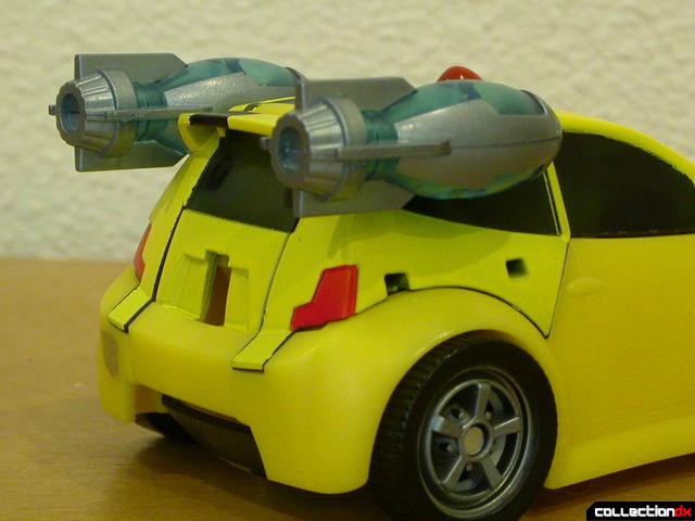 Autobot Bumblebee- vehicle mode (rocket boosters attached)