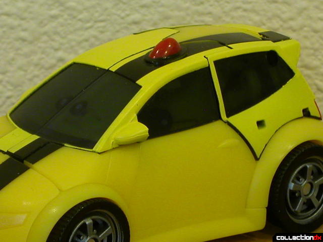 Autobot Bumblebee- vehicle mode (windows and left door detail)