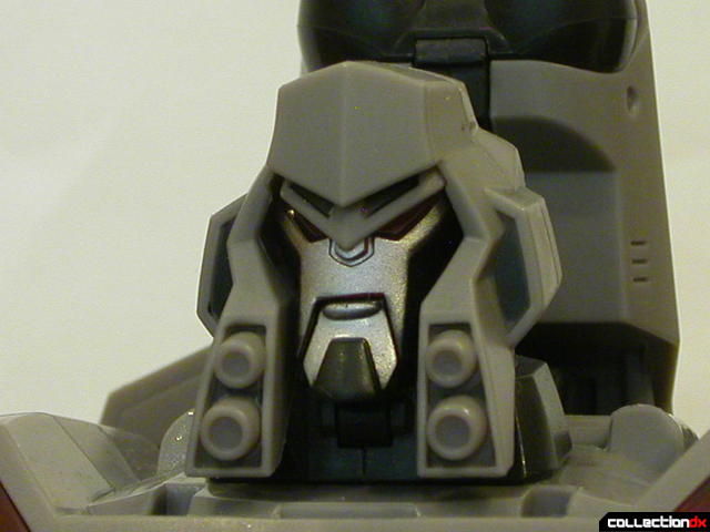 Decepticon Megatron- robot mode (head detail, alt. angle)