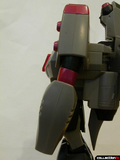 Decepticon Megatron- robot mode (left arm detail, elbow pointed outwards)