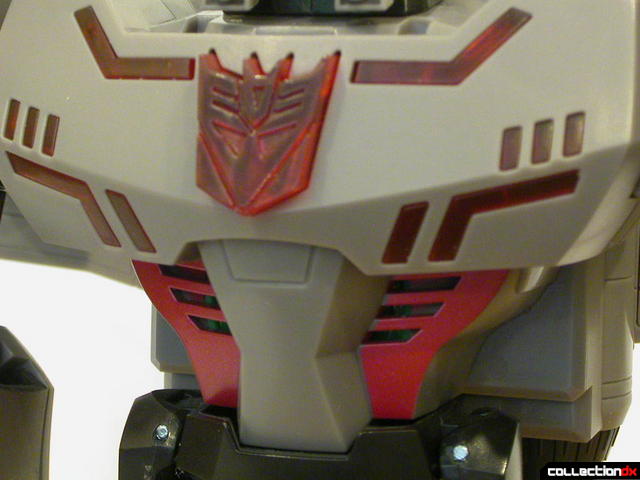 Decepticon Megatron- robot mode (torso detail, close-up)