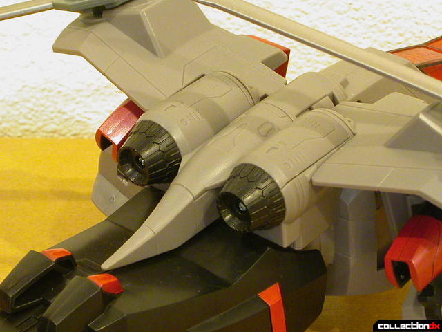 Decepticon Megatron- vehicle mode (jet engines detail)