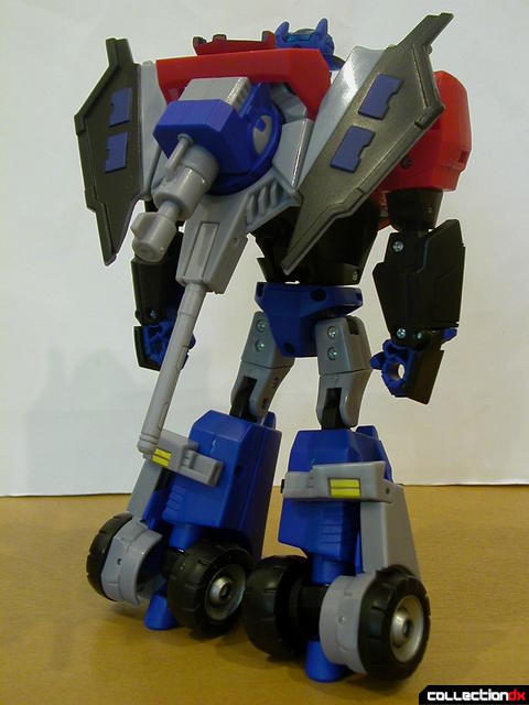 Autobot Optimus Prime- robot mode (Ion Ax with Water Cannon attached to back)
