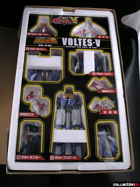GX-31V Voltes V Respect for Volt in Box