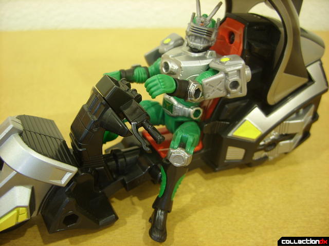 Kamen Rider Blank Knight with Advent Cycle (Kamen Rider Torque getting up)