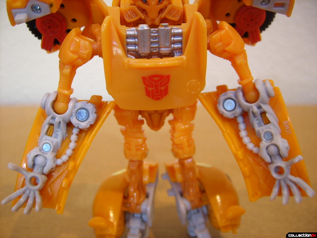 Windy City Chase set- Autobot Slap Dash, Robot Mode (arm and leg detail)