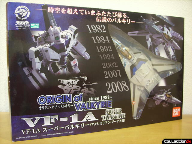 Origin of Valkyrie VF-1A Super Valkyrie Max ver. (box front)