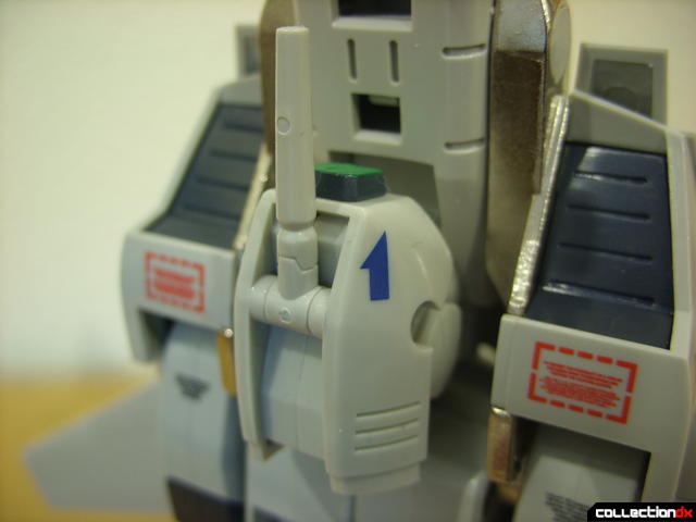 Origin of Valkyrie VF-1A Valkyrie Max ver.- Fighter Mode (laser cannon turret detail)