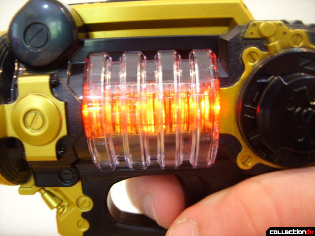 Gosei Blaster (pre-fire chamber, lit)